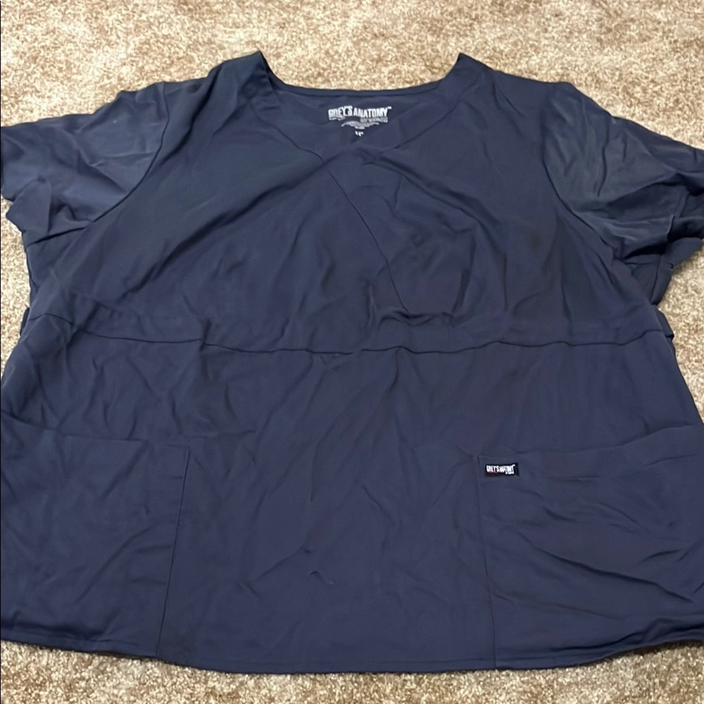 Grey's Anatomy Navy Scrub Top